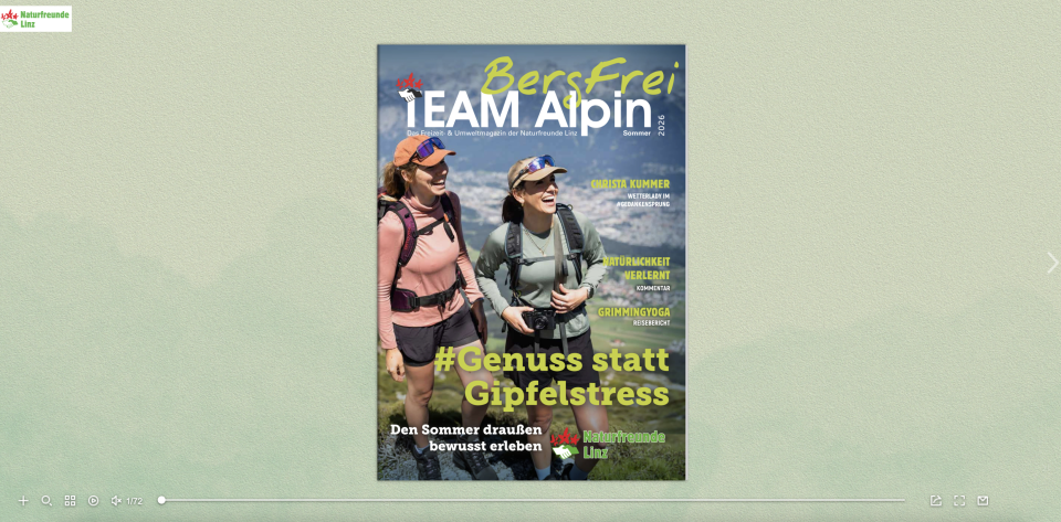 BergFrei/TeamAlpin Sommer 2026